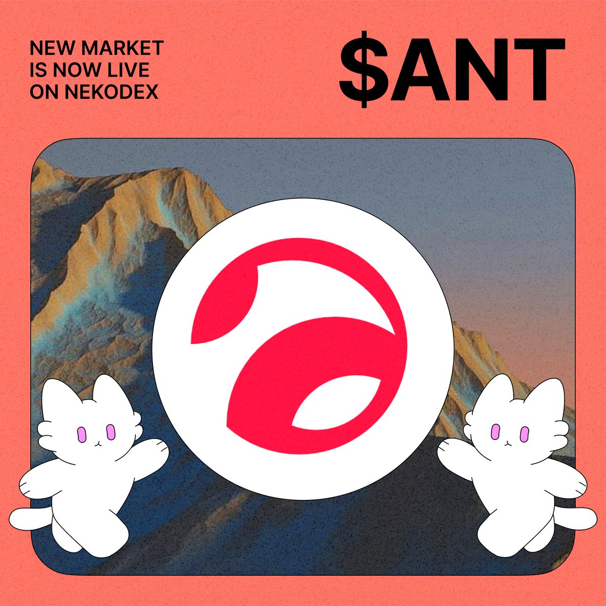 🐱 Meow-velous news!

<a href="/WithAutonomi/">Autonomi</a> is revolutionizing the data space on @Arbitrum and $ANT is now live on Nekodex!

Trade now 👉 app.nekodex.org/markets/ANTUSD…

What should hit the charts next?