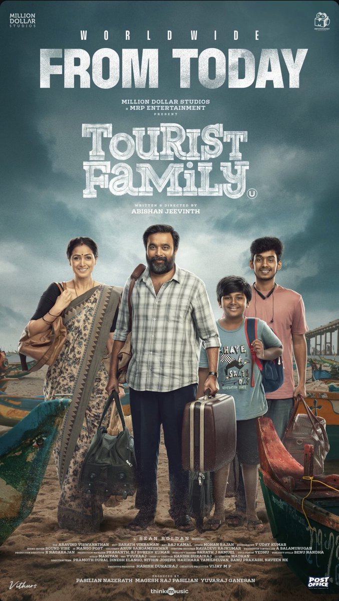 #TouristFamily from today at

<a href="/Aascarmultiplex/">Aascar Multiplex</a>
<a href="/SPRcinecastle/">SPR CINECASTLE</a>
<a href="/SalemArrs/">ARRS MULTIPLEX</a>
#ROXbyDNC 
#Inox
#Raajam