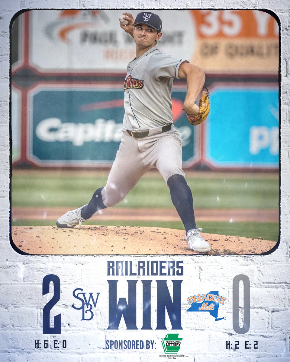 One shutout tonight wasn't enough. 🚫

Doubleheader Sweep: loom.ly/2wsJ6BE

Tonight's second win is sponsored by the <a href="/PALottery/">Pennsylvania Lottery</a>.