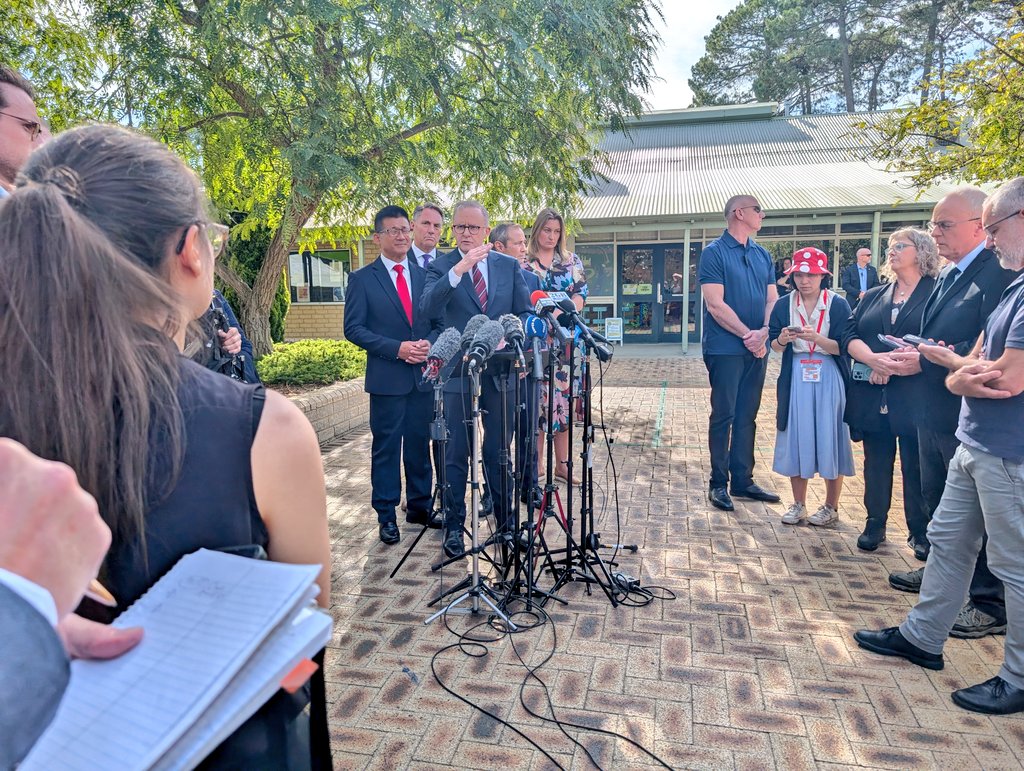 latikambourke's tweet photo. PM Anthony Albanese says he's 'not a revolutionary' but 'reformist,' when asked about his lack of ambition. https://t.co/dozlWMP8EI