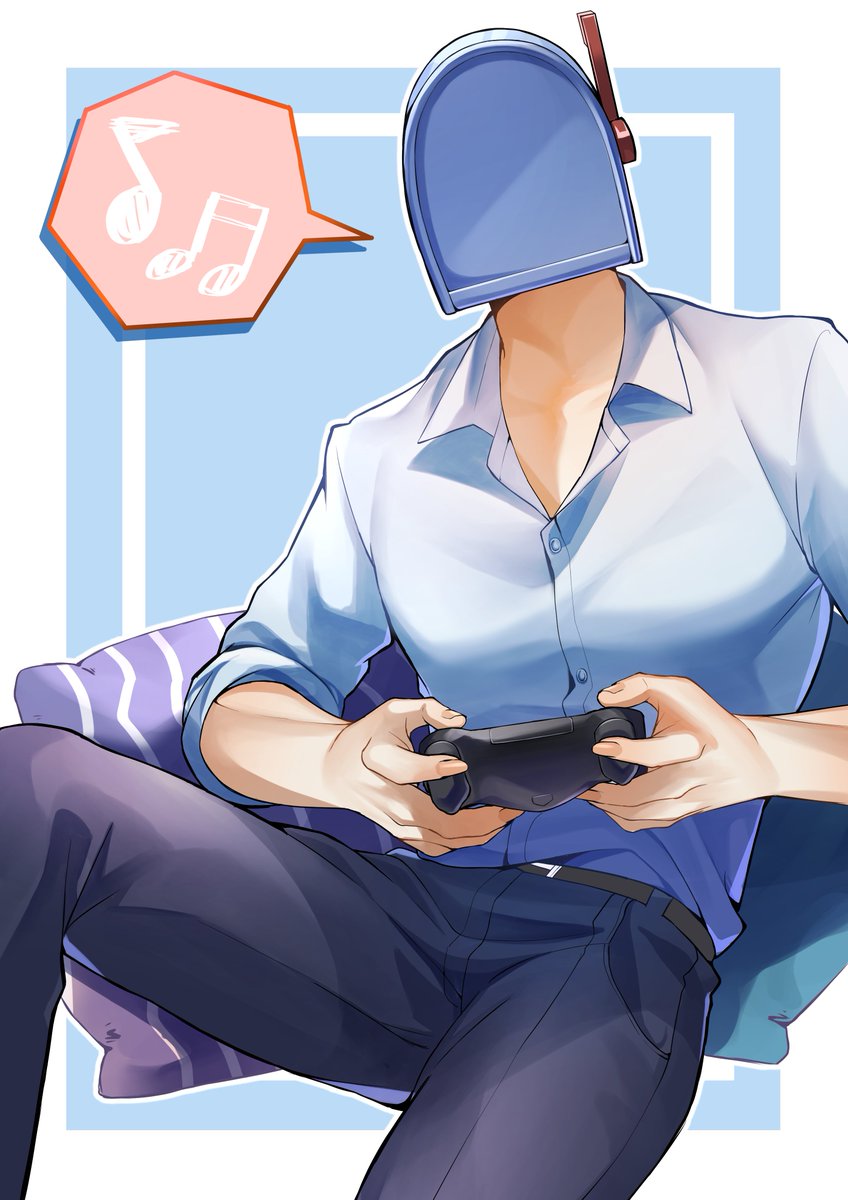 JustMailbox's tweet image. Look I&apos;m a pro gamer now! Just don&apos;t look at the gameplay

Amazing piece done by @Prk_o1  , y&apos;all are legally required to show them some love

#Vtuber 
#ENVtuber 
#JustMailboxArt