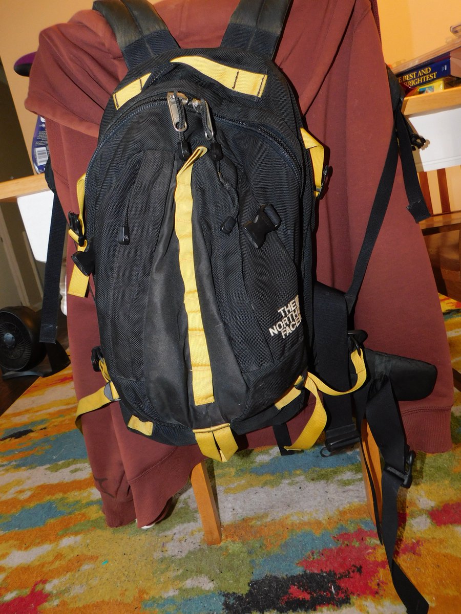 I present to you a 29 year old 1996 North Face Kinkajou still in daily action.