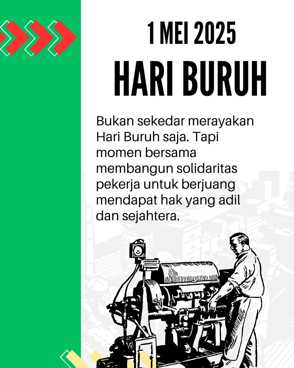Peringatan Hari Buruh 1 Mei 2025 

Gerakan buruh perlu ruang politik yang demokratis untuk merespon setiap perjuangan dengan jaminan kebebasan berpendapat dan berserikat di ruang yang setara, aman, dan tanpa rasa takut.