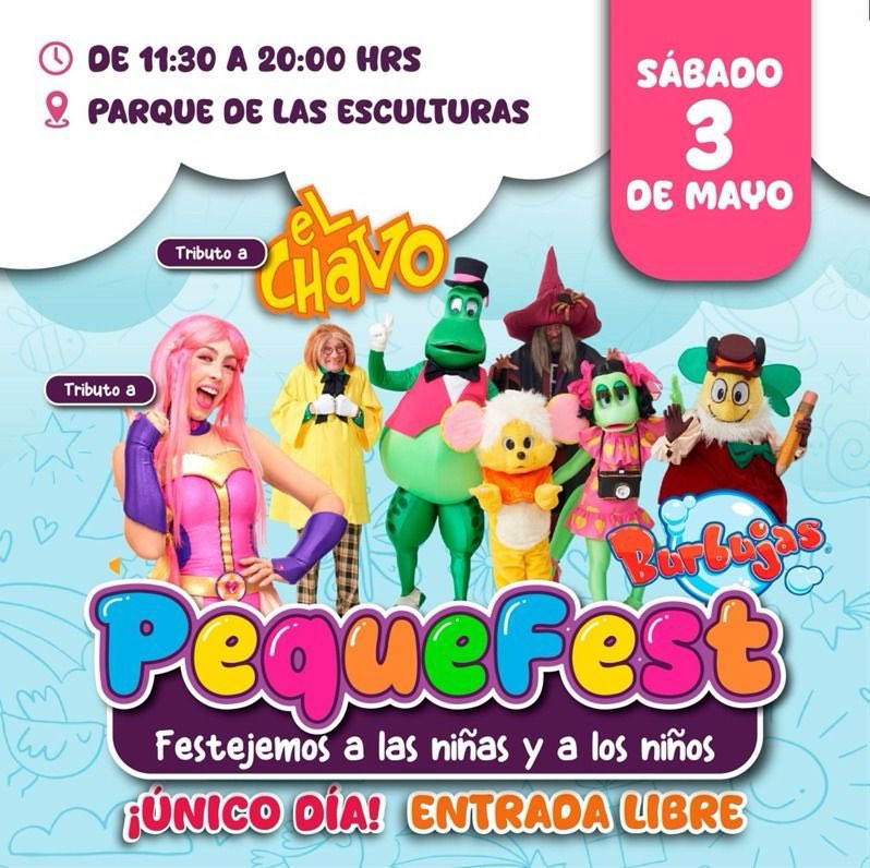 NDP_Noticias's tweet photo. 🎡🎶 Este sábado 3 de mayo, el Parque de las Esculturas se llenará de magia, juegos y alegría para celebrar a las infancias.
Más info: ⬇️
🔗 https://t.co/IUInzcNxnH🌐
#PequeFest #InfanciasFelices #Izcalli @daniel_ser #DiversiónParaTodos https://t.co/H8SQcjYV6V