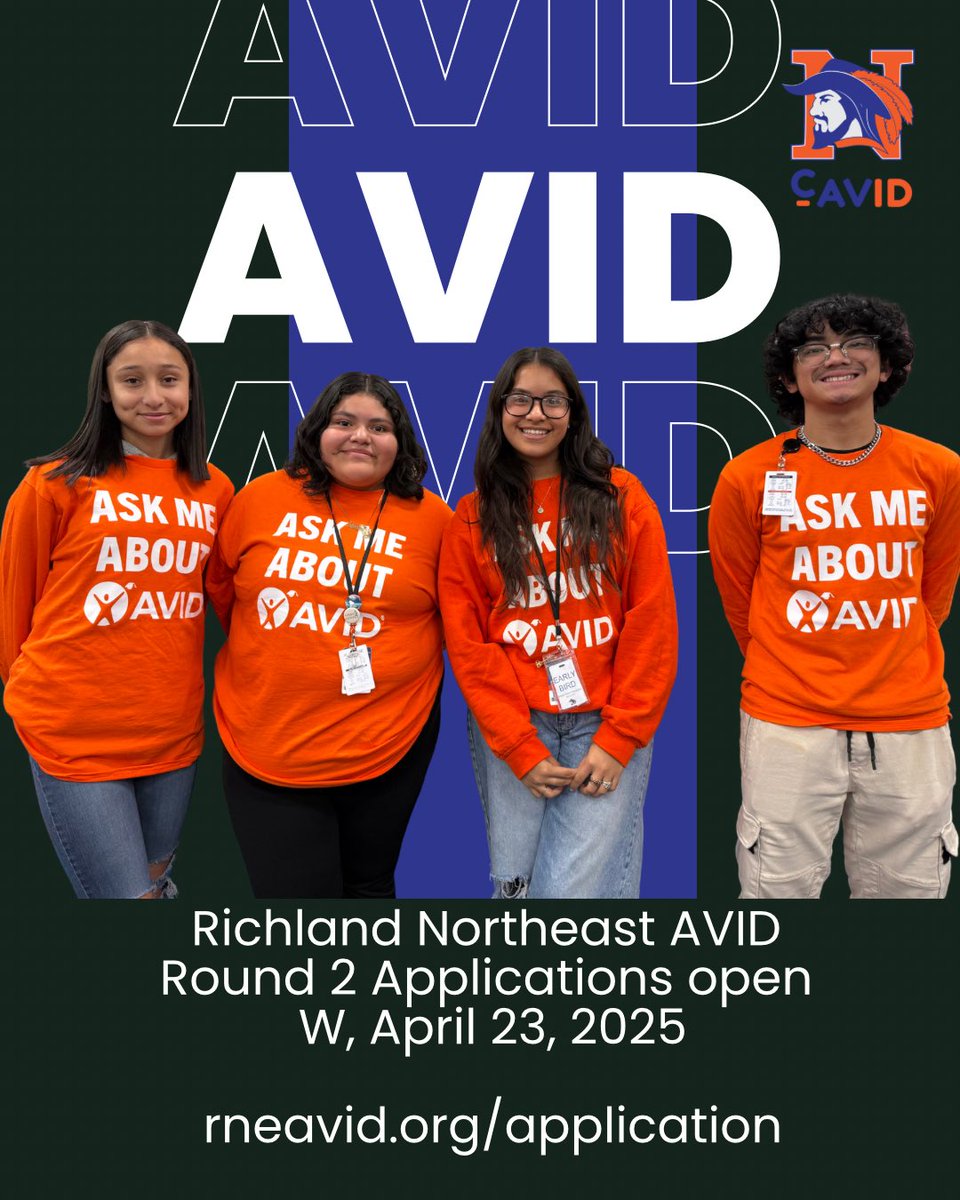 RNE AVID (@rneavid) on Twitter photo Looking for a place to belong? Round 2 of applications are open until May 4, 11:59pm #cavidrne #whatsgoodrne #futureready #strongertogether #Limitless #wherejoyresides <a href="/RNECavaliers/">Richland Northeast HS</a> <a href="/RNEAthletics/">RNE Athletics</a> <a href="/northeaststugov/">RNE Student Activities</a> <a href="/RNECollegeCtr/">Richland Northeast High College Center</a> <a href="/tpierce82/">tpierceboney</a> <a href="/DrMarlonThomas/">Marlon L. Thomas, Ed.D.</a> <a href="/RNESaber/">The Saber</a> Looking for a place to belong? Round 2 of applications are open until May 4, 11:59pm #cavidrne #whatsgoodrne #futureready #strongertogether #Limitless #wherejoyresides <a href="/RNECavaliers/">Richland Northeast HS</a> <a href="/RNEAthletics/">RNE Athletics</a> <a href="/northeaststugov/">RNE Student Activities</a> <a href="/RNECollegeCtr/">Richland Northeast High College Center</a> <a href="/tpierce82/">tpierceboney</a> <a href="/DrMarlonThomas/">Marlon L. Thomas, Ed.D.</a> <a href="/RNESaber/">The Saber</a>