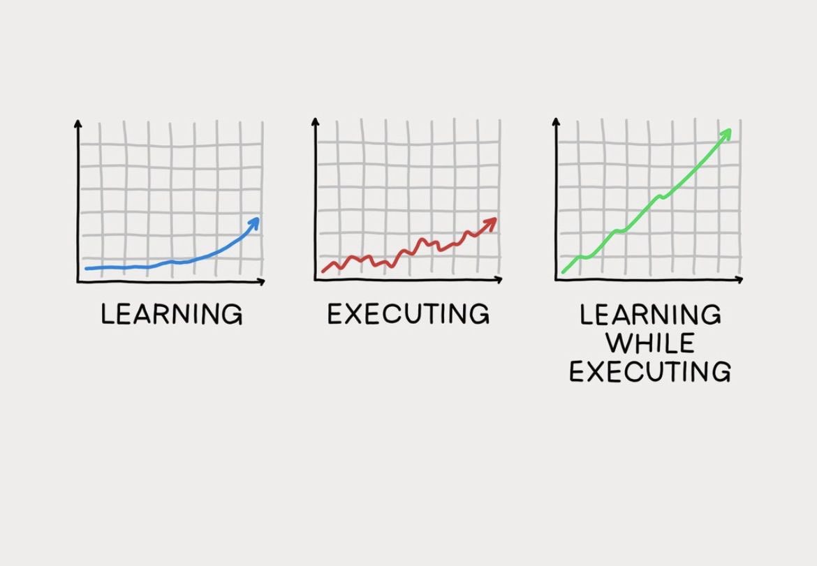 학습과 실행이 동시에 되는 게 좋은 이유