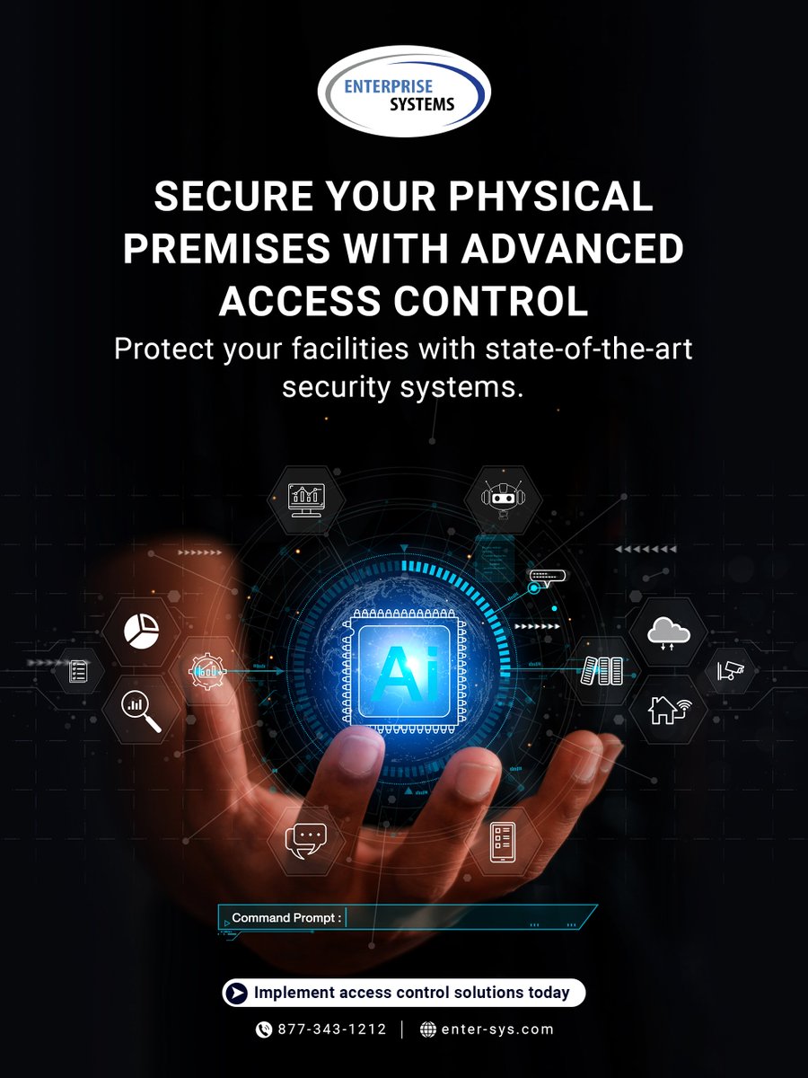 entersys's tweet photo. Protect your workplace with cutting-edge access control systems for physical security and compliance.
 #AccessControl #PhysicalSecurity #WorkplaceSafety #SecuritySolutions #AdvancedSecurity #PremisesProtection #BusinessSecurity #EnterpriseSecurity #SmartAccess #FacilitySecurity https://t.co/EJNhreDVwQ