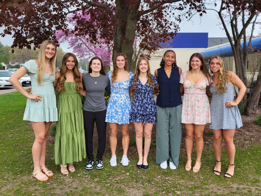 PVSpartanPride's tweet photo. 2024-25 PVHS Female Athlete of the Year Nominees: Quinn Vice, Sophia Lewis, Reagan Pagniano, Grace Boleyn, Isabella Moore, Gabriella Ragins, Kasey Kane, Dawsyn Green! 
Spartan Nation Proud!
#SpartanNation https://t.co/LQHsa1yk5l