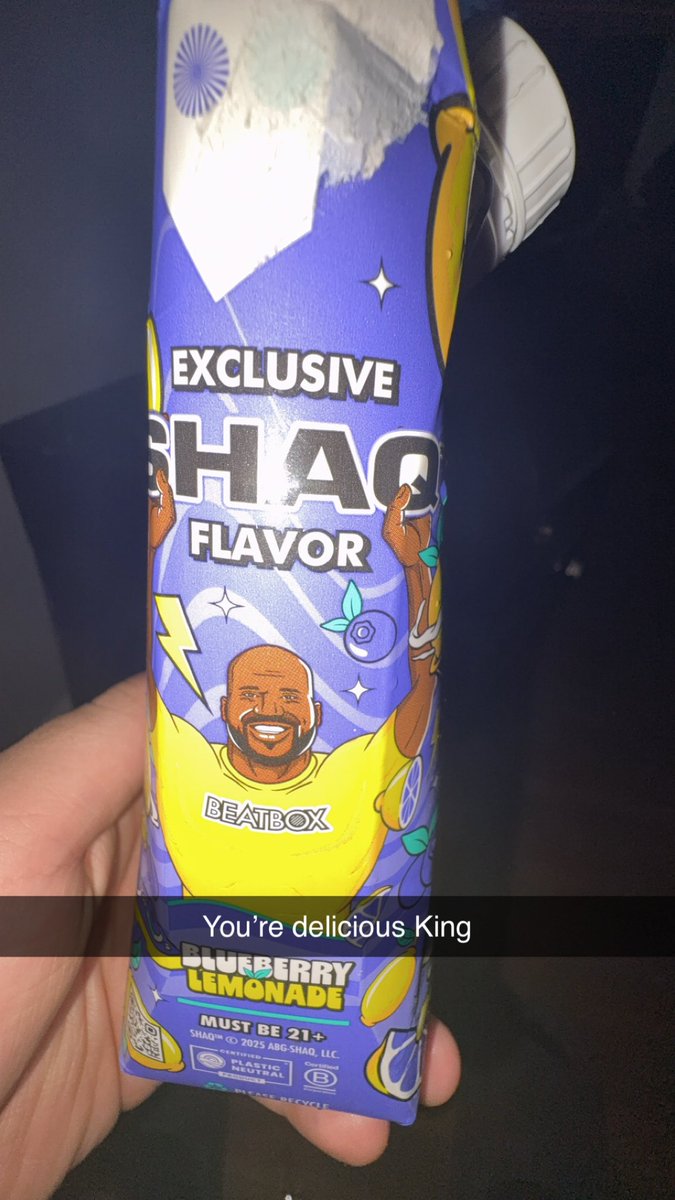 officialPhleebD's tweet photo. My Dearest King Shaquille,

Phleeb finds your elixir to be exquisite. Please continue producing this. #Tasty #Guzzling

-Love Phleeb https://t.co/PRndTf6Ugj