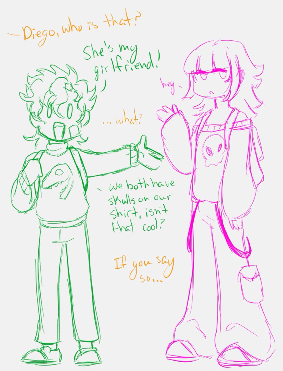 They just started dating today
#dinopants