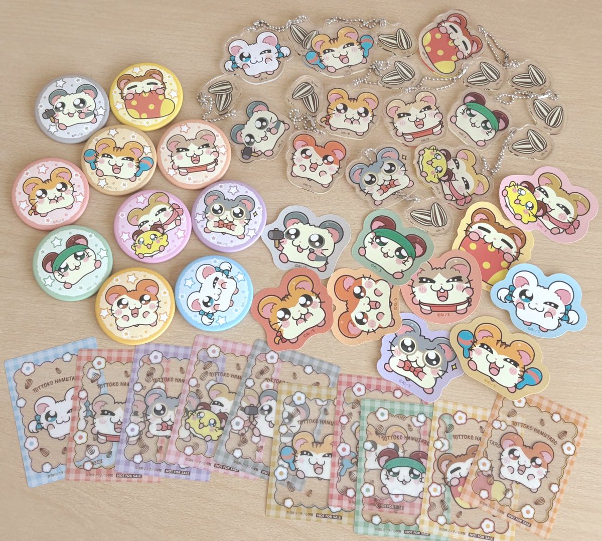 ハムちゃんずのグッズサンプルをいただきました!ハム太郎の世界観で ハムちゃんずのグッズサンプルをいただきました!ハム太郎の世界観で