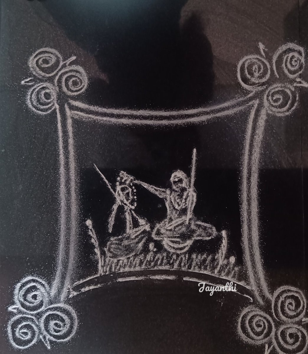 தெளிவு குருவின் திருமேனி காண்டல்
தெளிவு குருவின் திருநாமம் செப்பல் 
தெளிவு குருவின் திருவார்த்தை கேட்டல் 
தெளிவு குருவின் திருஉரு சிந்தித்தல்தானே
#KolamSeries
#KanchiKamakotiPeetam