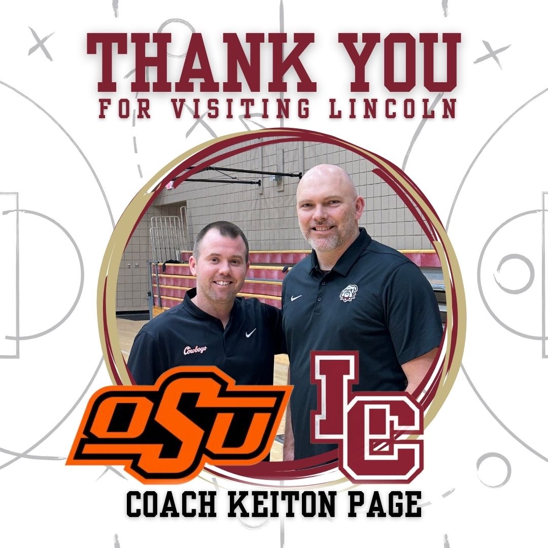 Lincoln Christian basketball appreciates <a href="/KeitonPage/">Keiton Page</a> of <a href="/OSUMBB/">OSU Cowboy Basketball</a> for coming out today and watching our guys play!