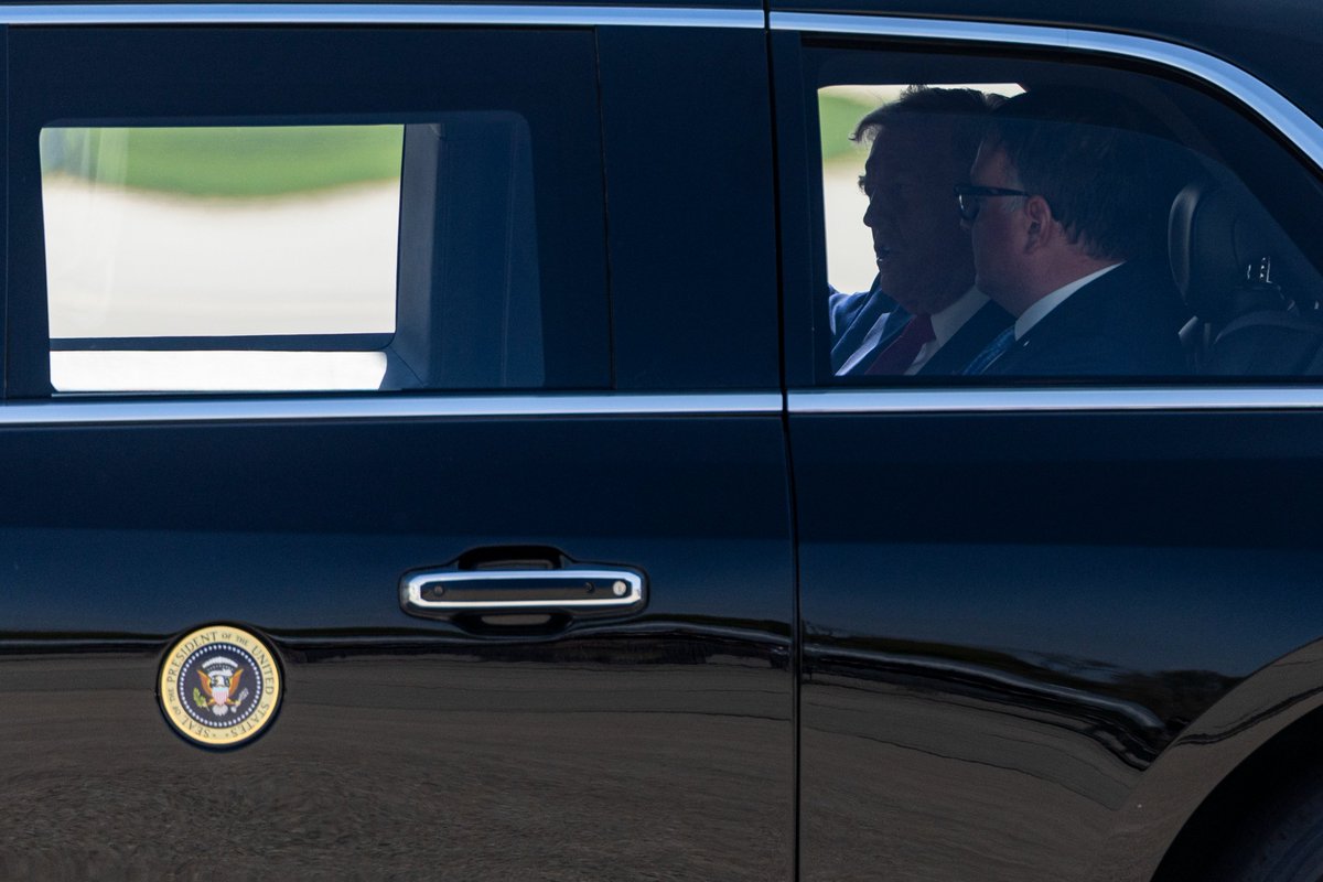 President Donald Trump arrived on Air Force One at Selfridge Air National Guard Base on Tuesday, April 29, in Harrison Township. The arrival coincided with Trump’s 100th day in office under his second presidency. 📸 for <a href="/MLive/">MLive</a>