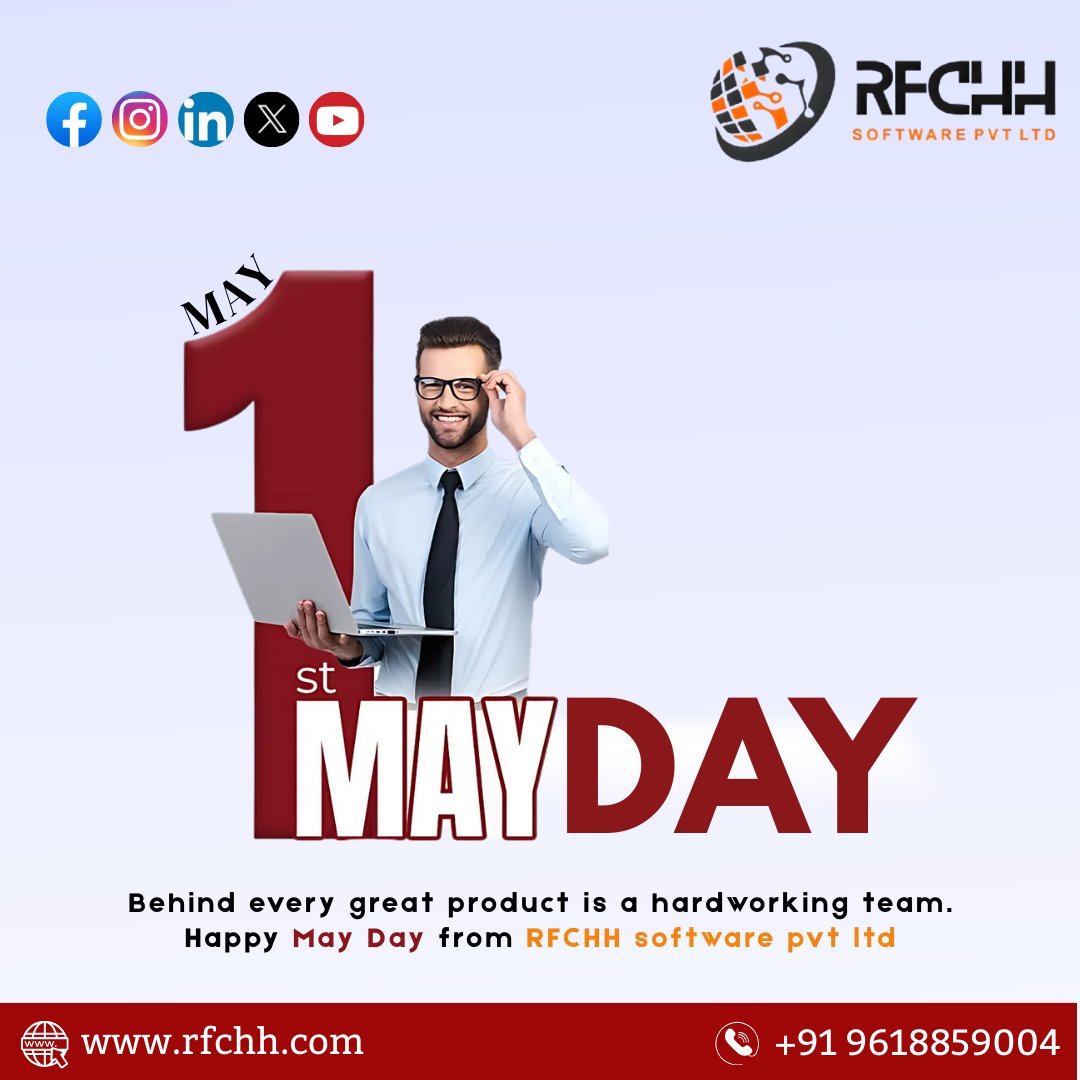 rfchhsoftware's tweet image. Great products don&apos;t happen by chance—they&apos;re built by passionate, persistent people. 👨‍💻💡
Today, we celebrate every coder, designer, tester, and thinker behind the tech that powers the world.
Happy May Day from RFCHH Software Pvt Ltd! 🙌💻

#RFCHHSOFTWARE #MayDay #LabourDay2025