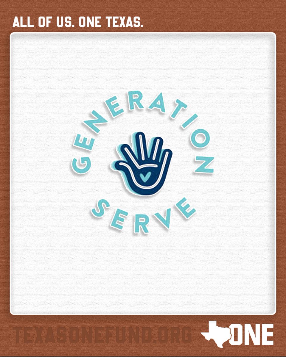 Trevor Goosby (@goosbytrevor) on Twitter photo The aim of <a href="/genserveatx/">Generation SERVE</a> is to engage children in volunteerism and empower them to make a difference in their communities. To support visit, bit.ly/3RTM3nU
<a href="/TexasOneFund/">Texas One Fund</a> The aim of <a href="/genserveatx/">Generation SERVE</a> is to engage children in volunteerism and empower them to make a difference in their communities. To support visit, bit.ly/3RTM3nU
<a href="/TexasOneFund/">Texas One Fund</a>