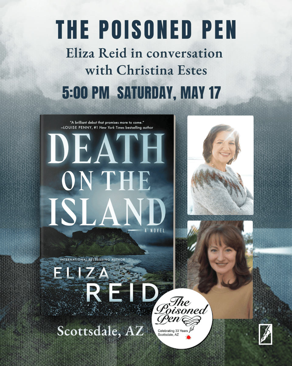 .<a href="/elizajreid/">Eliza Reid</a> 's crime fiction debut will be adapted into a TV series! Join us May 17 at The Poisoned Pen and learn how her experiences as Iceland's former First Lady influenced her mystery novel. In-person or on the store's Facebook page and YouTube channel.