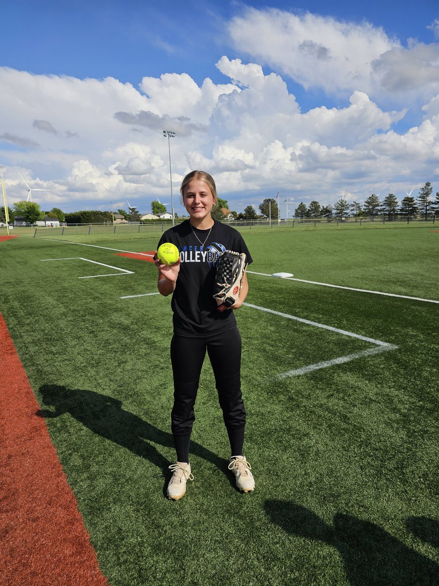 fresnovc8's tweet photo. @sportsinkansas Cheyenne Ackerman of Spearville surpassed 150 career strikeouts this past Monday. https://t.co/GuEEVwKDut