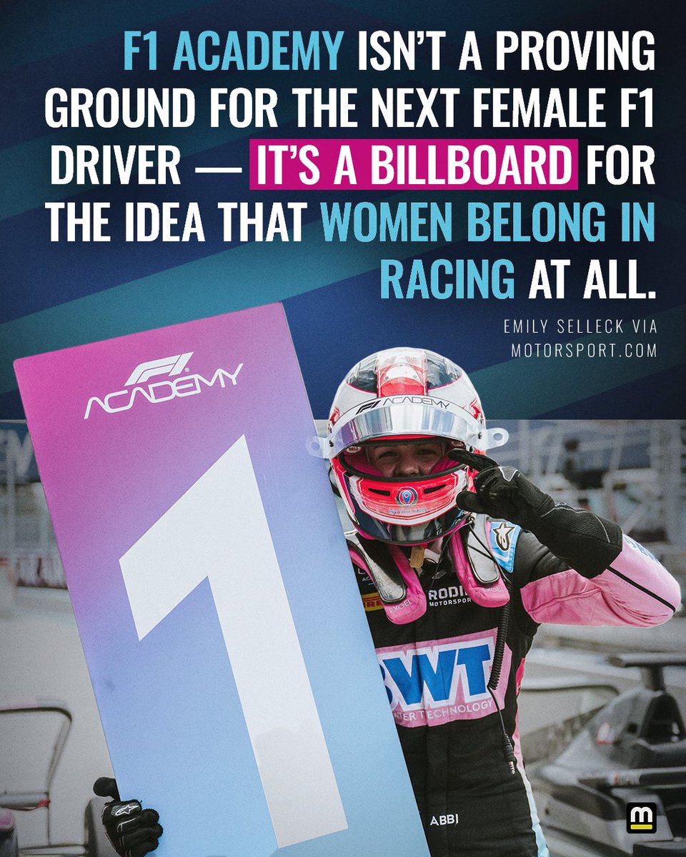 Motorsport's tweet image. Everything you think about F1 Academy is wrong

#F1academy