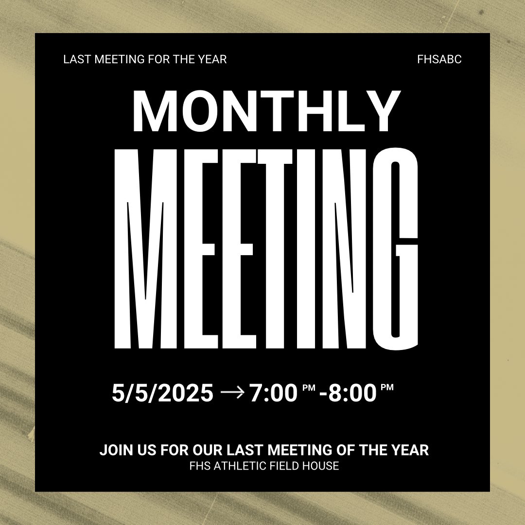 FHSABC (@fhsabc_tx) on Twitter photo Be sure to join us this Monday for our last monthly meeting of the year! We are also looking for help for next year, specifically with concessions management and for corporate fundraising. If you would like to help next year but can’t attend the meeting, send us a DM. #ptn Be sure to join us this Monday for our last monthly meeting of the year! We are also looking for help for next year, specifically with concessions management and for corporate fundraising. If you would like to help next year but can’t attend the meeting, send us a DM. #ptn
