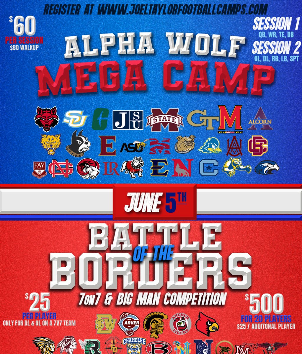 Thank you <a href="/CoachSEllis/">SUMNER ELLIS</a> for the invite to the <a href="/UWGFootball/">West Georgia Football</a> mega camp!