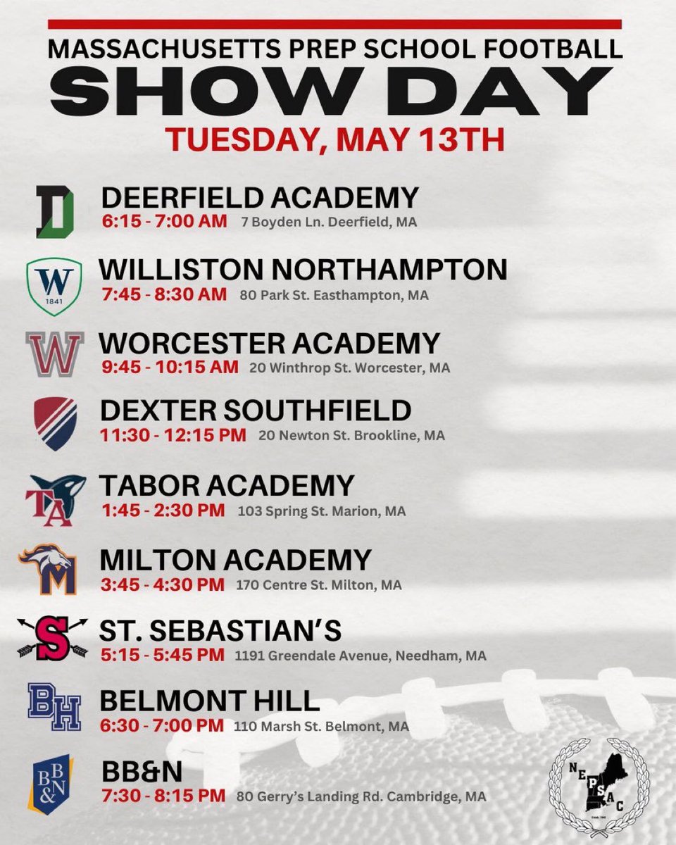 Carson Yates ‘26 4.4 GPA/ 2nd Team All State DL (@0716carson) on Twitter photo I’m excited to compete and show what I have to offer on May 13th at the Massachusetts Prep Football Show Day. I’ll be at the 6:15 workout with <a href="/DABigGreenFB/">Deerfield Academy Football</a>! I’m excited to compete and show what I have to offer on May 13th at the Massachusetts Prep Football Show Day. I’ll be at the 6:15 workout with <a href="/DABigGreenFB/">Deerfield Academy Football</a>!