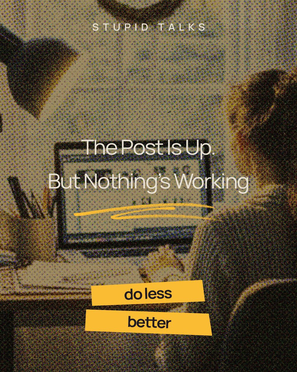 gridbrandsgroup's tweet photo. It’s not your platform. It’s not your team. It’s your system.
You’re doing too much—and getting too little.
🧵 3 signs it’s time to stop doing social in-house (and what to do instead):
 https://t.co/wwH7ieAmlo https://t.co/S21sQSnril