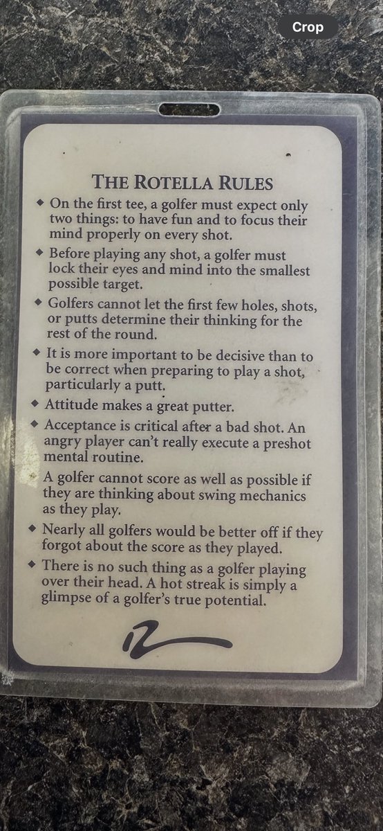 Worth another post! We all need to own these rules! I’m grateful to have spoken several times to Dr. Bob! #CostonOut