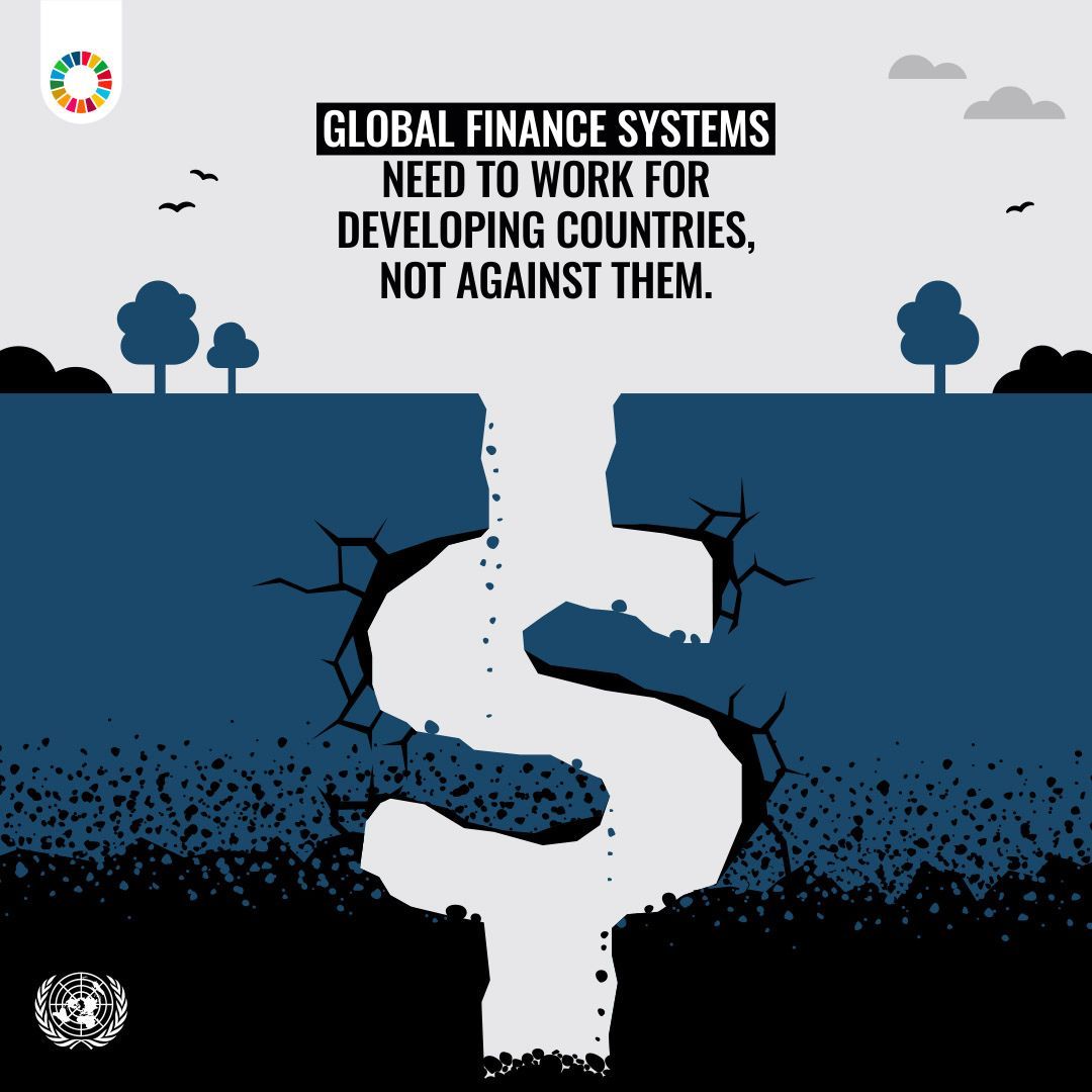 Global finance systems need to work for developing countries, not against them.

The #GlobalGoals call for stronger partnerships &amp; greater cooperation to bridge the financing divide.

buff.ly/hWJlcwz 
#FinancingOurFuture