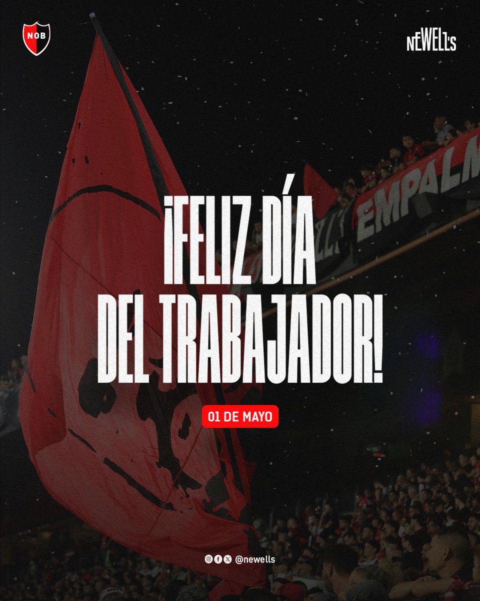 Newells's tweet image. ¡Feliz día para todo el pueblo leproso! 🙌🏼