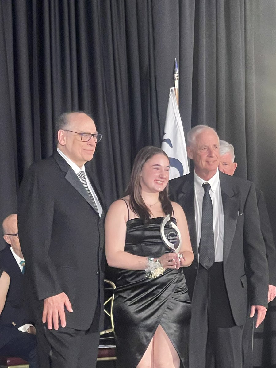 Congratulations to senior Ashlee Fucarino on receiving a Nassau BOCES Education Partner award tonight!