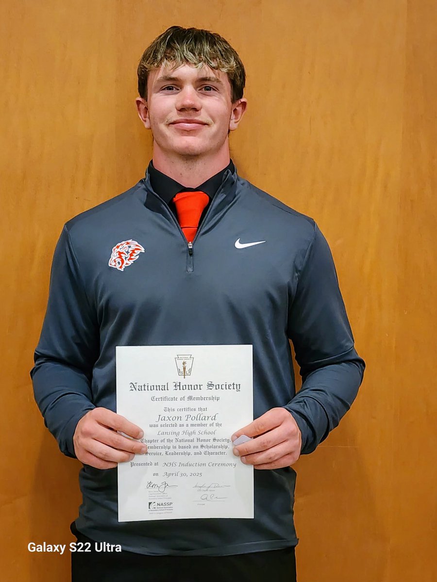 Posted many times in the past about my son <a href="/Jaxon_Pollard1/">Jaxon Pollard</a> and his athletic accomplishments. But today it’s not his All-State honor I’m proud of but his induction in to the National Honor Society.  So proud of his hard work both academically and athletically.