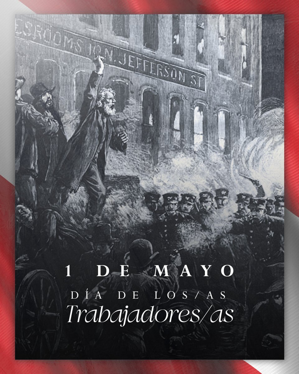 #AAAJ En este 1º de mayo honramos a los Mártires de Chicago, quienes sembraron la lucha por los derechos laborales.

Su esfuerzo marcó el camino de nuestra historia.

#ElSemilleroDelMundo
