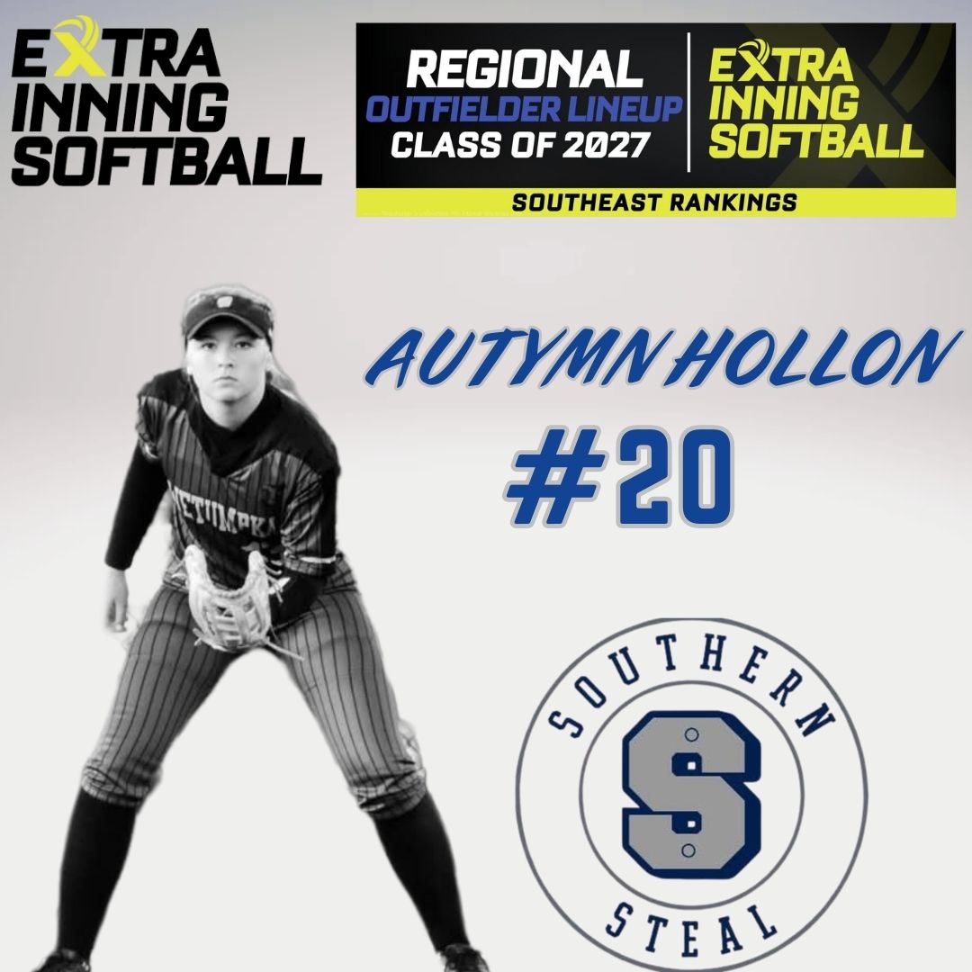 AutymnHollon_2027 (@autymnhollon33) on Twitter photo Thankful to ranked in the <a href="/ExtraInningSB/">EXTRA INNING SOFTBALL</a> 2027 rankings.
<a href="/Steal_Powell/">Southern Steal - Powell</a> <a href="/lbpowell12/">Brooke Powell</a> <a href="/WetumpkaSoftba1/">Wetumpka_Softball</a> <a href="/BSherSB/">Barb Sherwood</a> <a href="/JaxStateSB/">Jax State Softball</a> <a href="/LindsayFico/">Lindsay Fico</a> @BclarkUS <a href="/SamfordSB/">Samford Softball</a> <a href="/Emily5Car/">Emily Carosone</a> <a href="/e_newellcoach/">Eric Newell</a> @StinaMC7 <a href="/reynoldsmegan/">Megan Reynolds</a> <a href="/BclarkUSA/">Becky Clark</a> <a href="/tsmartt14/">Taylor Smartt</a> <a href="/defo25/">Stephanie DeFeo</a> <a href="/UAH_SB/">UAH Softball</a> <a href="/LipscombSB/">Lipscomb Softball</a> <a href="/KyleParmley/">Kyle Parmley 🥎</a> Thankful to ranked in the <a href="/ExtraInningSB/">EXTRA INNING SOFTBALL</a> 2027 rankings.
<a href="/Steal_Powell/">Southern Steal - Powell</a> <a href="/lbpowell12/">Brooke Powell</a> <a href="/WetumpkaSoftba1/">Wetumpka_Softball</a> <a href="/BSherSB/">Barb Sherwood</a> <a href="/JaxStateSB/">Jax State Softball</a> <a href="/LindsayFico/">Lindsay Fico</a> @BclarkUS <a href="/SamfordSB/">Samford Softball</a> <a href="/Emily5Car/">Emily Carosone</a> <a href="/e_newellcoach/">Eric Newell</a> @StinaMC7 <a href="/reynoldsmegan/">Megan Reynolds</a> <a href="/BclarkUSA/">Becky Clark</a> <a href="/tsmartt14/">Taylor Smartt</a> <a href="/defo25/">Stephanie DeFeo</a> <a href="/UAH_SB/">UAH Softball</a> <a href="/LipscombSB/">Lipscomb Softball</a> <a href="/KyleParmley/">Kyle Parmley 🥎</a>