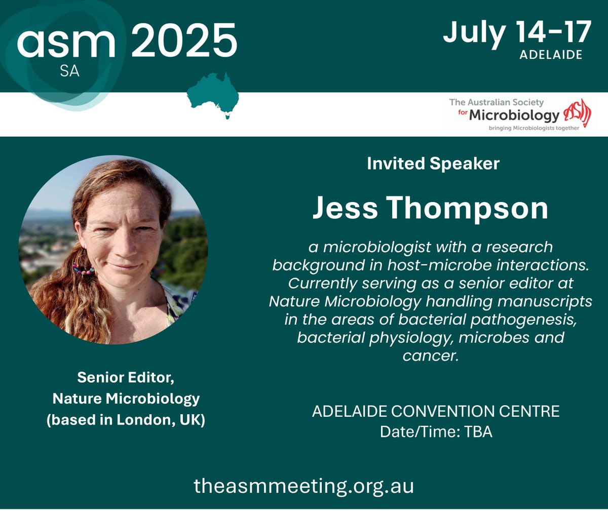 #ASM2025 Invited Speaker highlight – Jess Thompson dives into do’s and don’t in academic publication. Want to interact directly with Nature Microbiology senior editor? Don’t miss the opportunity.