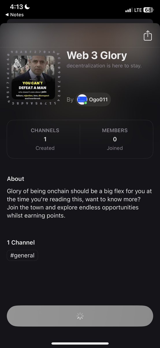 enctmintmickogo's tweet image. Finally please join my town today and position yourself for what’s to come on Towns! New and existing users can earn up to 1000 points app.towns.com/t/0xadc109b719…

Let&apos;s build a better, more connected future together with @TownsProtocol! #TownsProtocol #DACs #CommunityBuilding #Web3