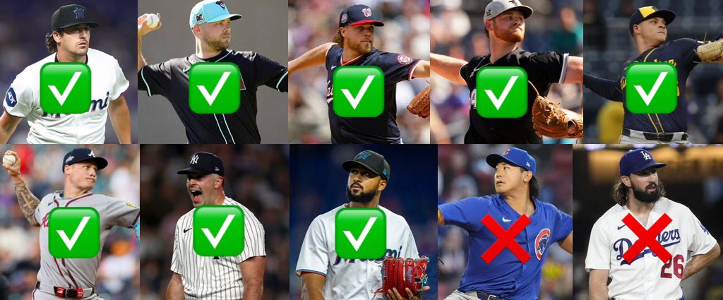 FREE PREMIUM to whoever 💚 and RT’s this post! 🚨

We been on an absolute HEATER on MLB picks these last 2 days 😤🎯

Cal Quantrill u3.5 Ks ✅
Corbin Burnes u5.5 Ks ✅
Jake Irvin u4.5 Ks ✅
Shane Smith u4.5 Ks ✅
Tobias Myers u4.5 Ks ✅
AJ Smith-Shawver o4.5 Ks ✅
Carlos Rodon