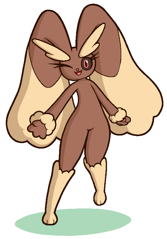 knaxley's tweet image. I missed Lopunny day, but here is a Lopunny