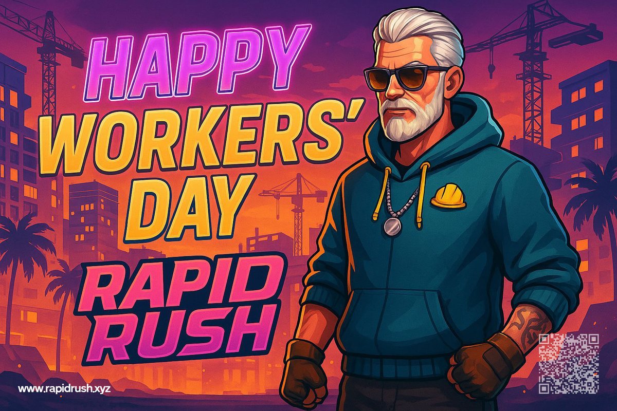 💪 Happy Workers' Day from the Rapid Rush team!

To the grinders, dreamers, builders, and racers — we salute your hustle.

Whether you’re leaping rooftops in-game or chasing goals IRL, keep pushing forward, the race is on — and so are you.

#WorkersDay #RapidRush