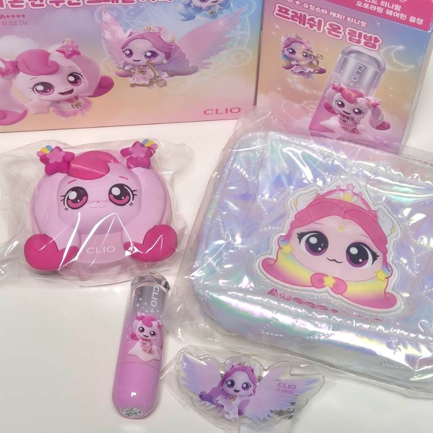 CLIOのティニピンコラボ🎀 可愛すぎて使えないので暫くは眺めることに