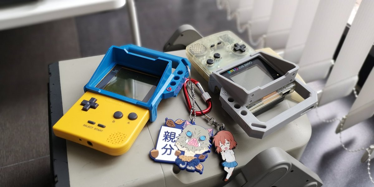 coin_cut's tweet photo. Gameboy handle for Gameboy color and pocket 3D print now on sale at https://t.co/eSaggsmdpb
#cyberboy https://t.co/kommWeILGX