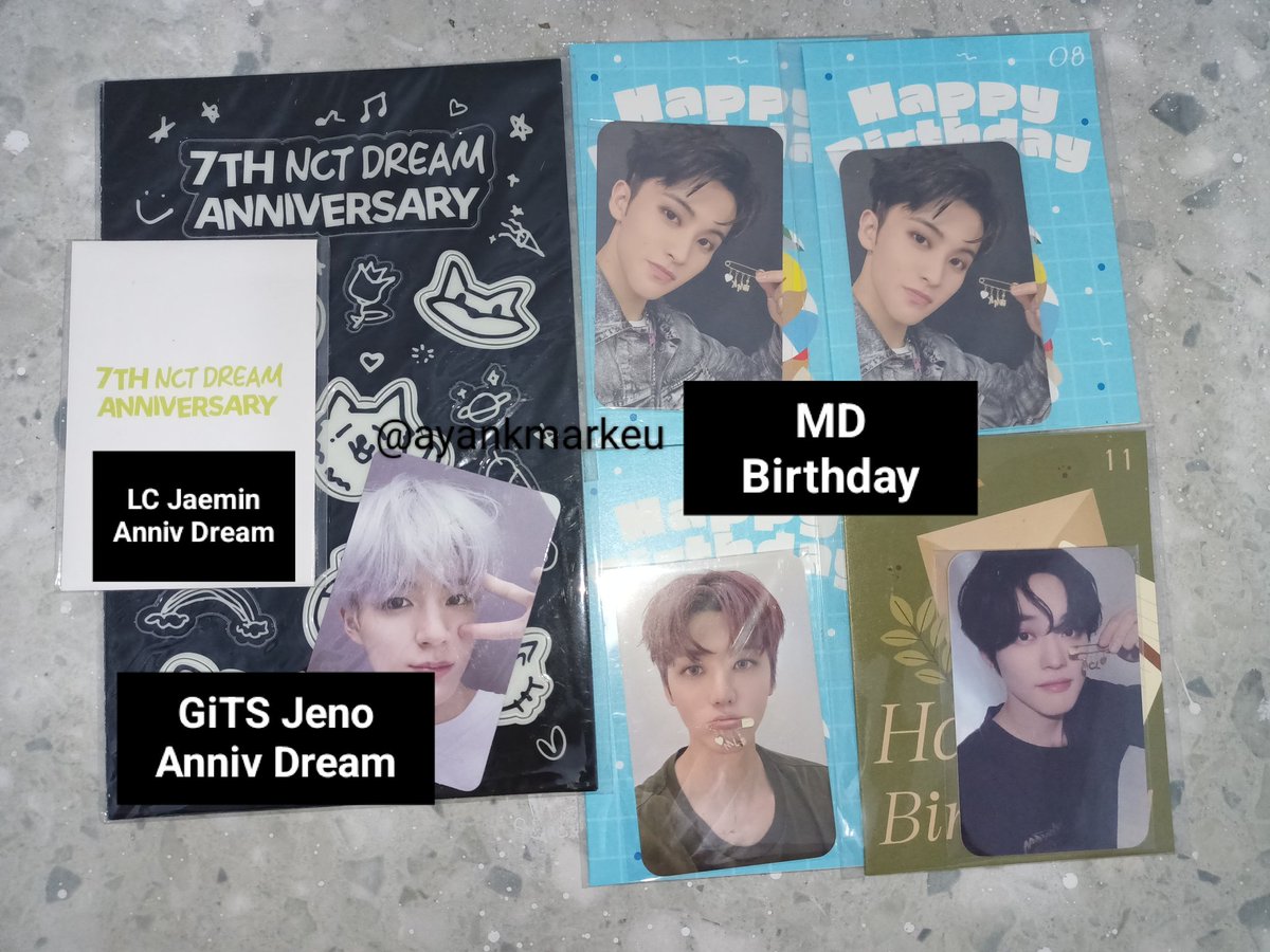 mrkleefavboy's tweet photo. @urlvlele mungkin minat nih kak birthday card chenle nya, dom bekasi. harga boleh offer di DM aja https://t.co/o27FugVRoI