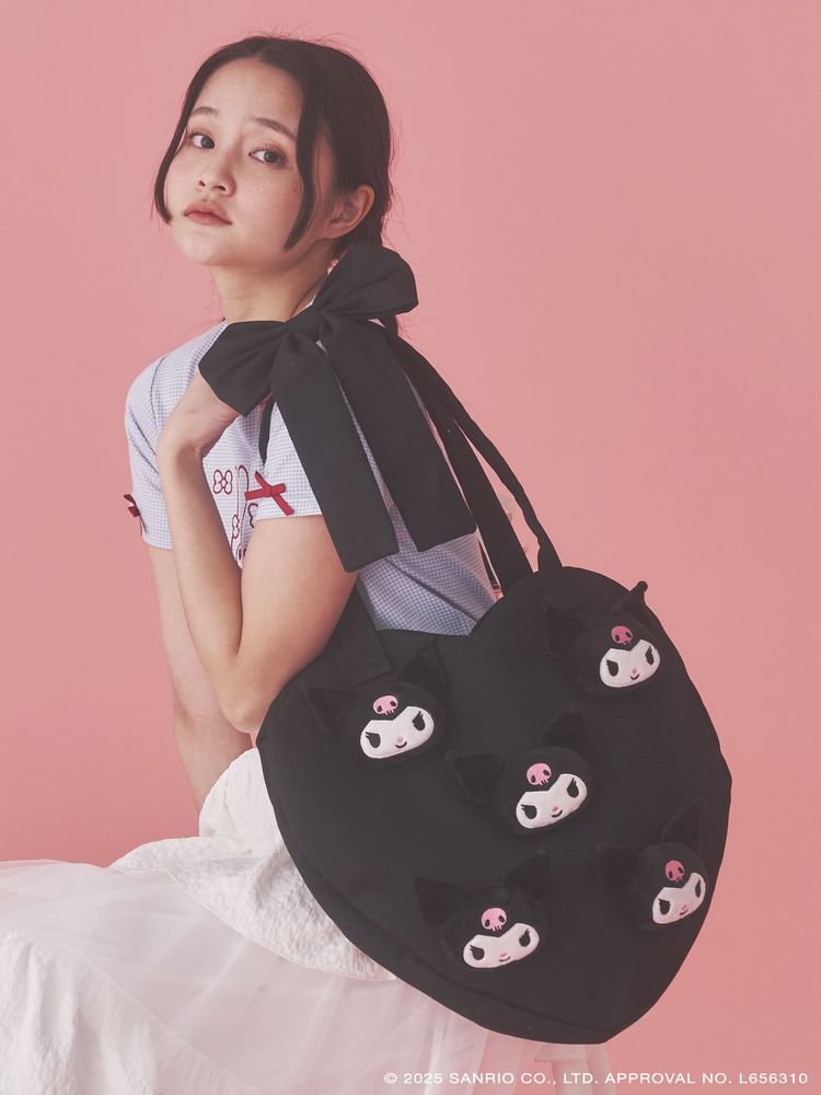 merry jenny クロミ KUROMI heart tote bag merry jenny on X: 