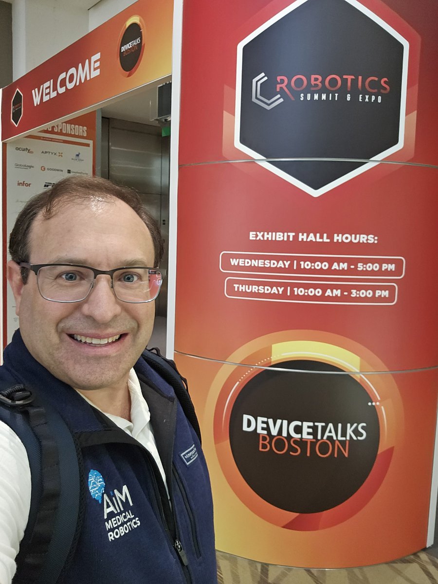 Dr. Greg Fischer (@mrirobot) on Twitter photo An exciting and busy week for <a href="/AiMMedRobotics/">AiM Medical Robotics</a>!! Back-to-back conventions with the <a href="/AANSNeuro/">AANS</a> neurosurgery and <a href="/DeviceTalks/">DeviceTalks</a> med device and <a href="/Robotics_Summit/">Robotics Summit & Expo</a> robotics conferences in Boston. All resulting in amazing interest in AiM's unique compact MRI-compatible neurosurgery robot. An exciting and busy week for <a href="/AiMMedRobotics/">AiM Medical Robotics</a>!! Back-to-back conventions with the <a href="/AANSNeuro/">AANS</a> neurosurgery and <a href="/DeviceTalks/">DeviceTalks</a> med device and <a href="/Robotics_Summit/">Robotics Summit & Expo</a> robotics conferences in Boston. All resulting in amazing interest in AiM's unique compact MRI-compatible neurosurgery robot.