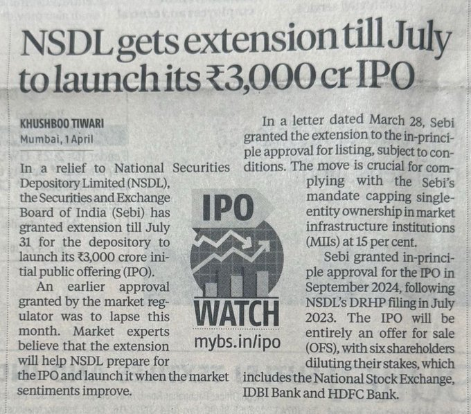 UnlistedXChange's tweet image. Now you can buy #NSDL before its IPO, delivery of shares in 24 Hours or earlier.  

Call WhatsApp - 07977529030 for buying or selling #UnListedShares. 

We are largest dealers, traders and Investors in #UnlistedMarkets

#NSDLIPO #NSE #NSDLShares #IPO #IPOAlert #IPOs #IPONews