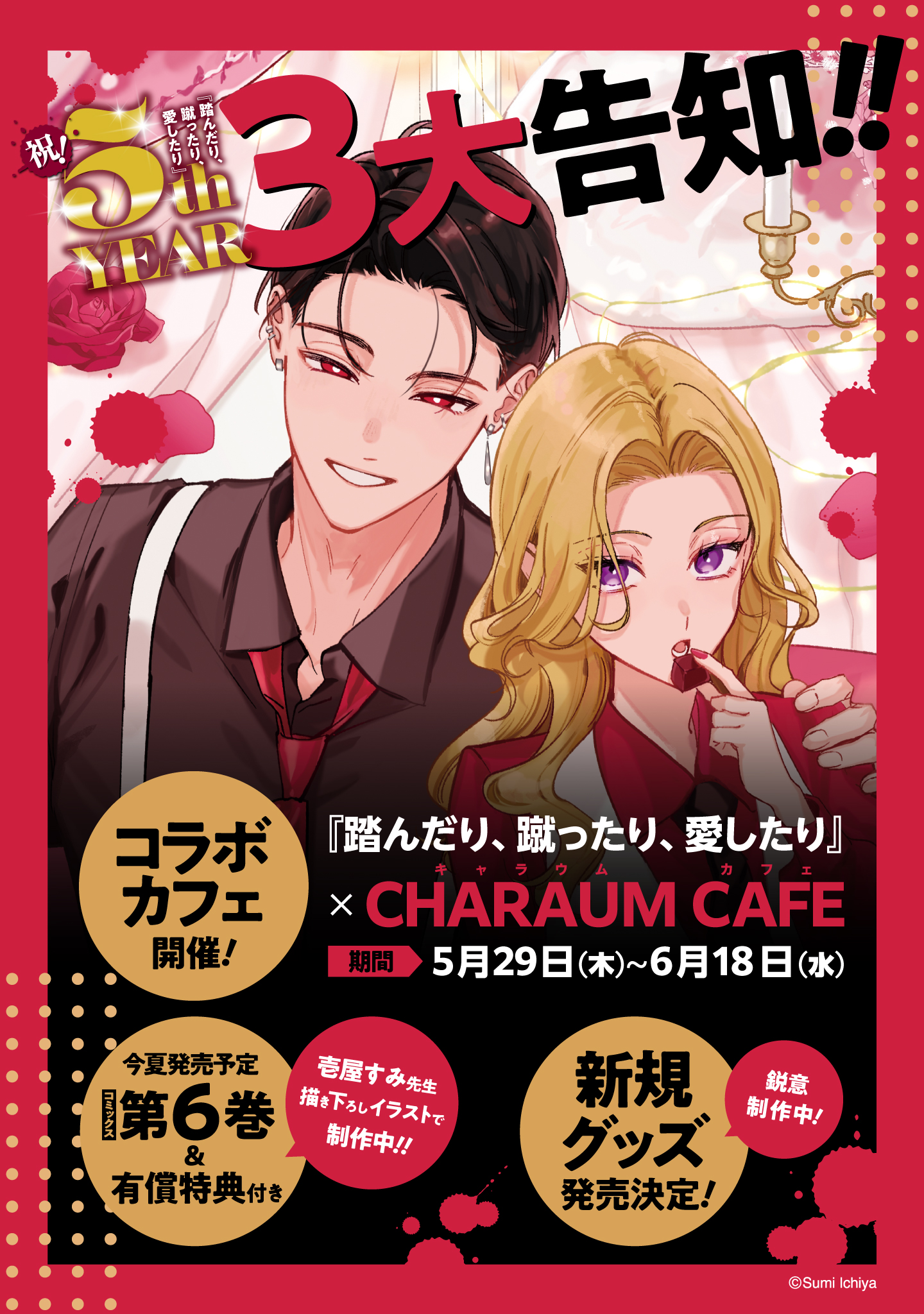 踏んだり蹴ったり愛したり 壱屋すみ 非売品 イラストカード 特典