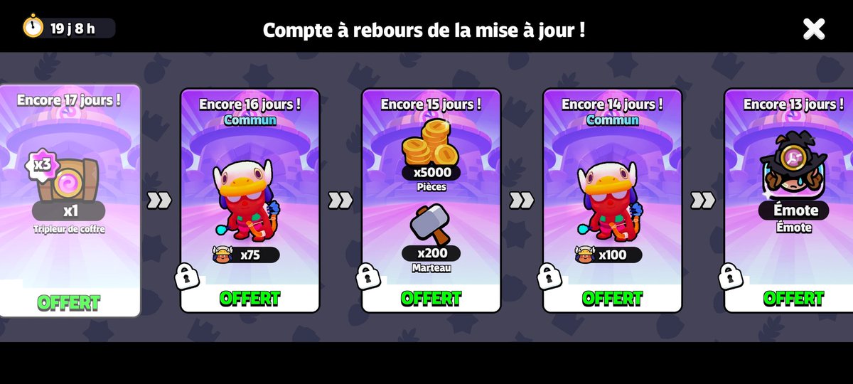 jpimage1's tweet photo. Oufff sa fesait un bail que je ne mavais pas connecter🫢🫣 ! Ya plein d'offres gratuit !!!! #Supercell #Partner #Twitch #Streamer #jpimage #squadbuster #mobil #game #quebec #qc #Montréal #free #shop https://t.co/7L1egVrASx