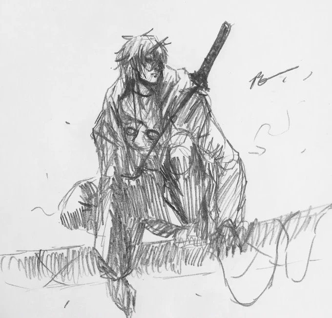 代理くん落書き  #イラスト 