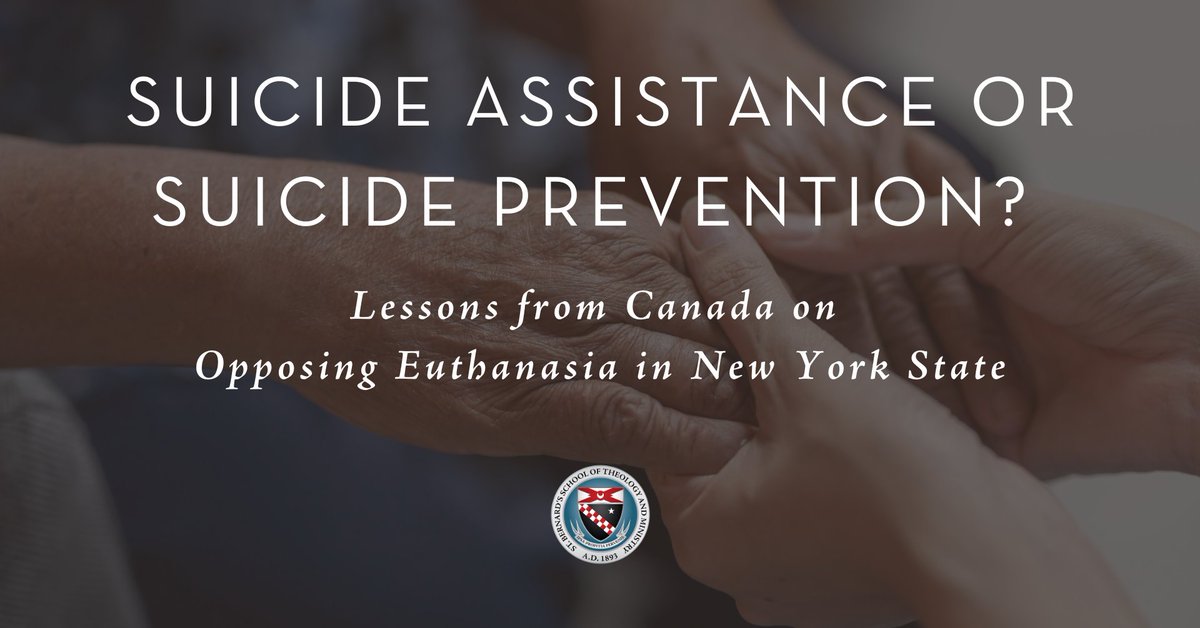 Join us for a live webinar tonight at 7pm EDT with <a href="/AmandaAchtman/">Amanda Achtman</a> as she addresses the imminent threat of the legalization of Medical Aid in Dying (MAID) in New York State.

Learn more and receive the Zoom link here! stbernards.regfox.com/suicide-assist…