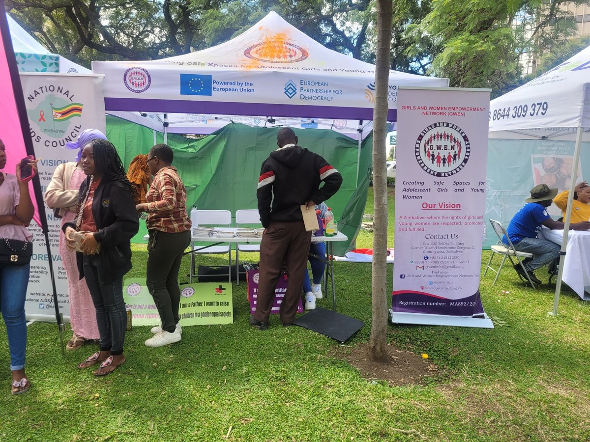 Yesterday GWEN exhibited and commemorated  Denim Day at Africa Unity Square, an event that was organized by Adult Rape clinic.

The message was clear: No to victim blaming, Stop sexual violence.